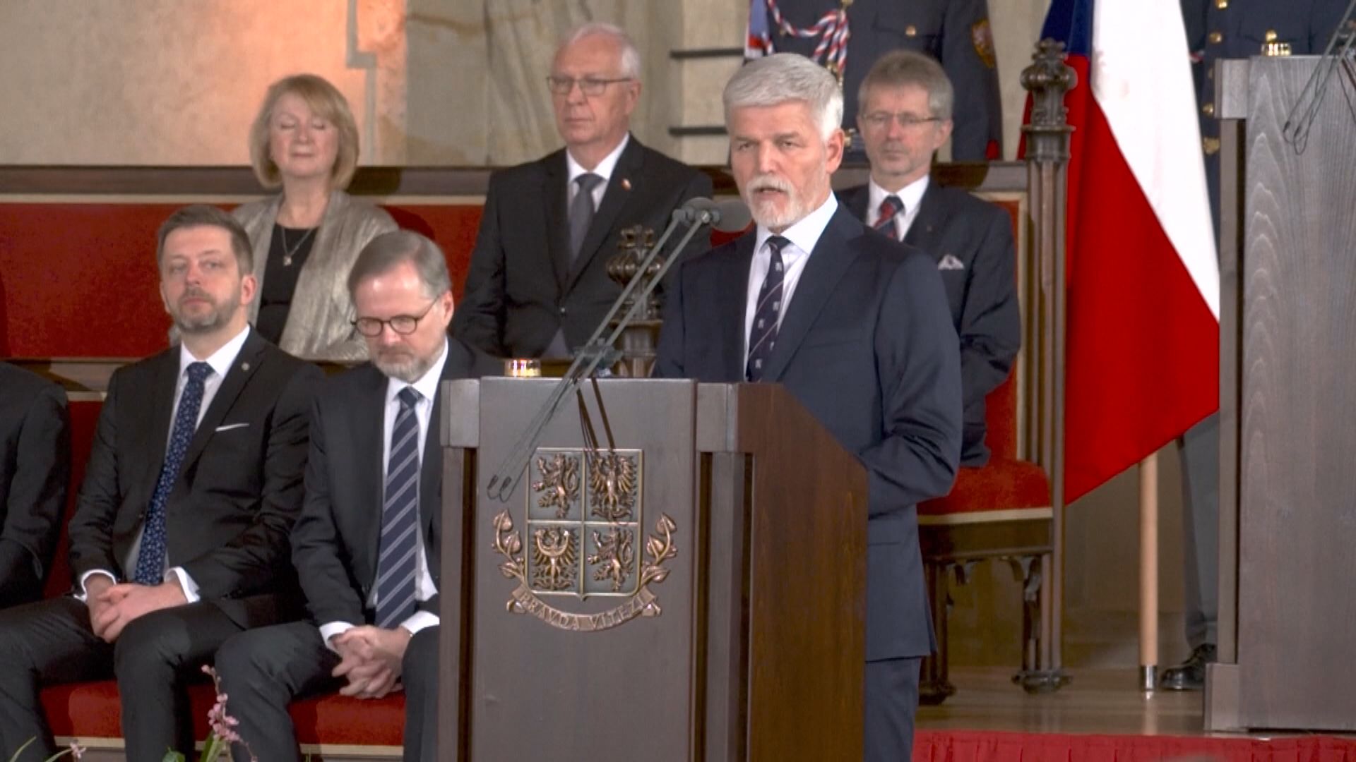 帕維爾宣誓就任捷克總統
