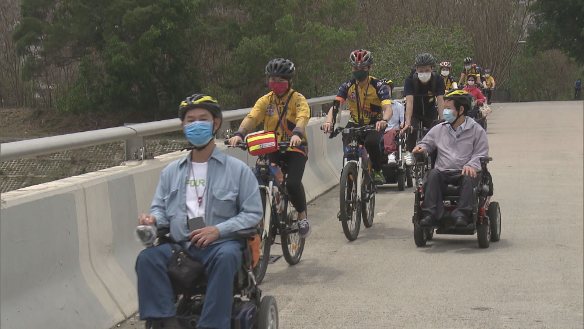 疫情回穩　社區中心為傷殘人士舉辦單車導賞團