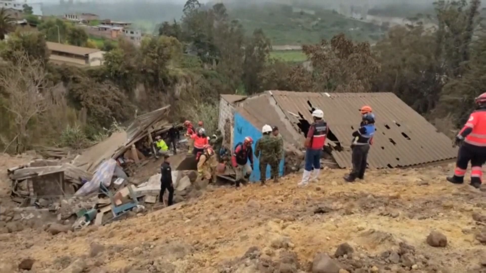 厄瓜多爾山泥傾瀉　至少7死近50人失蹤
