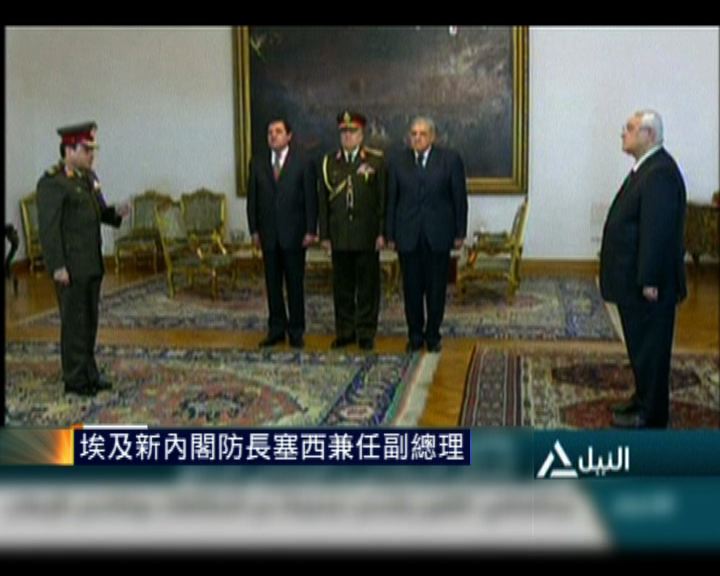 
埃及新內閣防長塞西兼任副總理