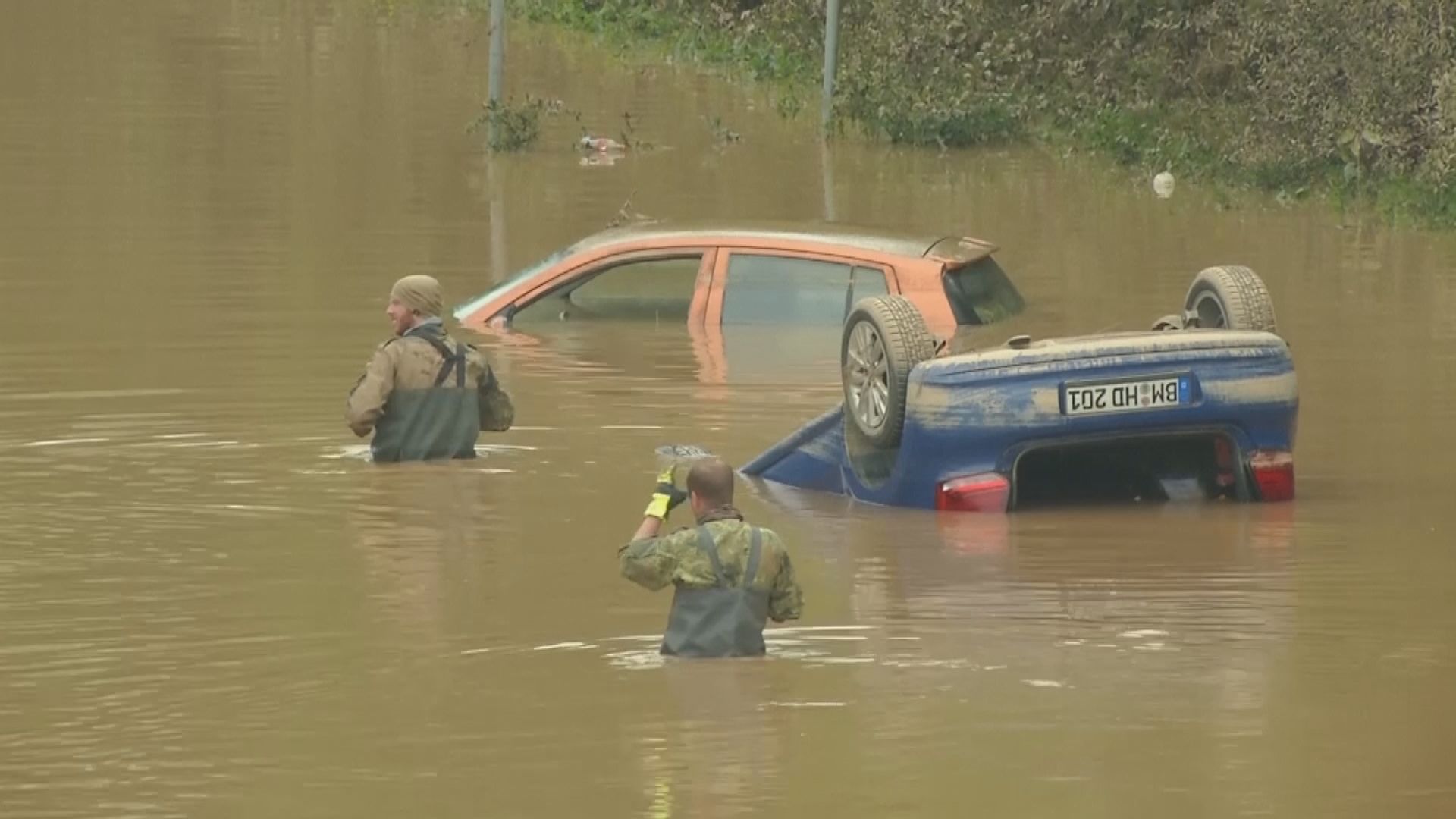 西歐水災增至逾170人死亡