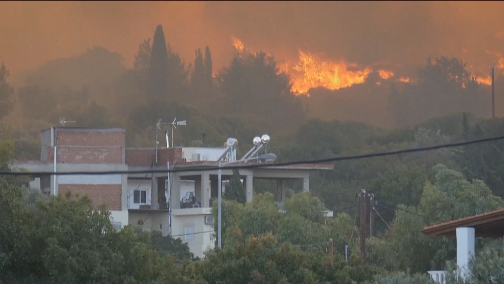 歐洲山火肆虐 意希兩國最少5死