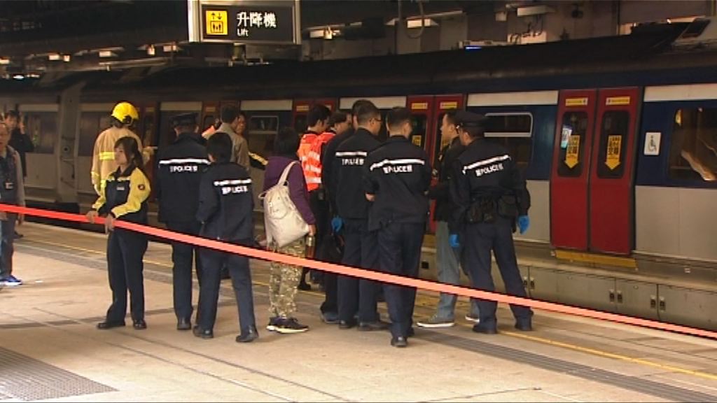 沙田站男子墮軌遭列車撞斃
