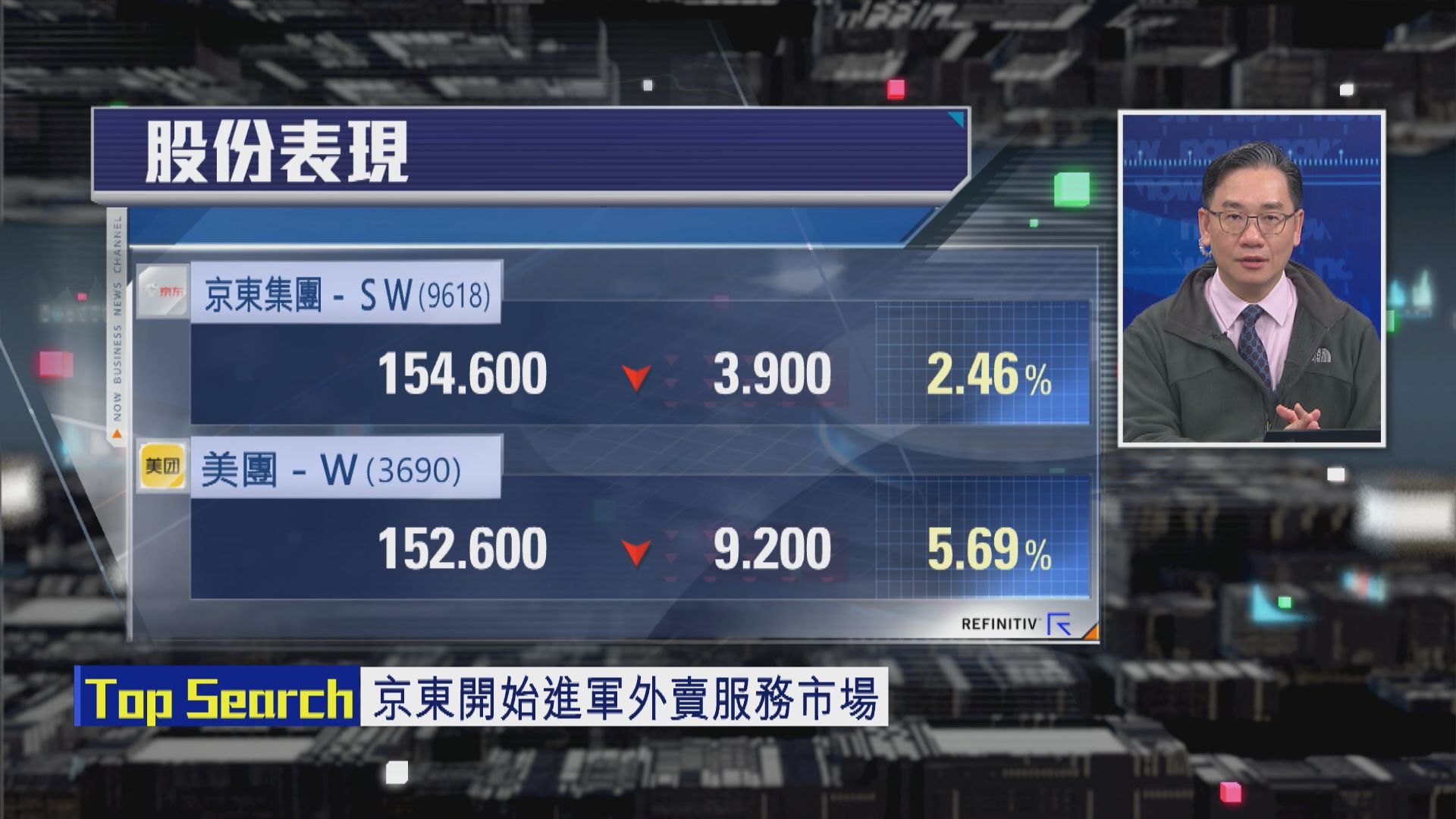 【財經TOP SEARCH】京東難動搖美團外賣一哥地位？