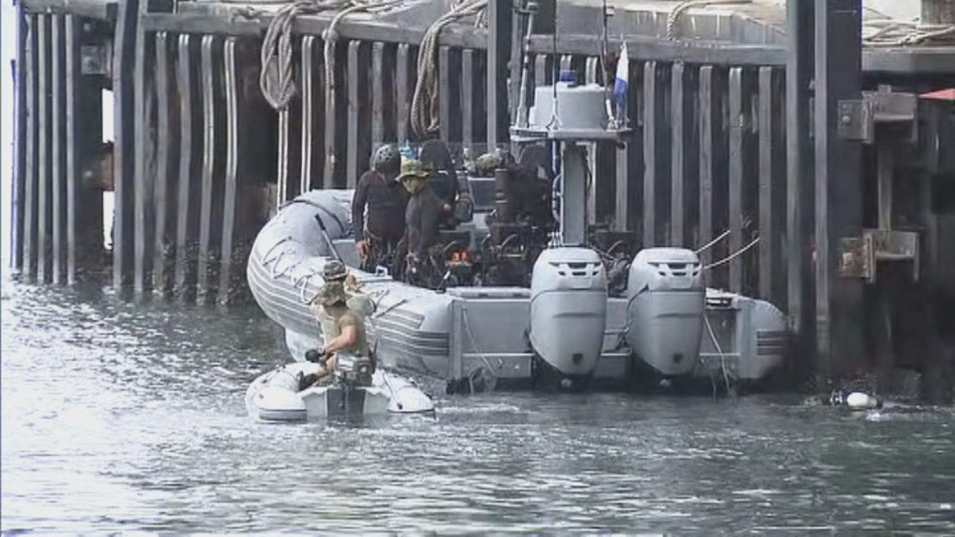 北角碼頭誤殺案 警方重返碼頭潛水蒐證