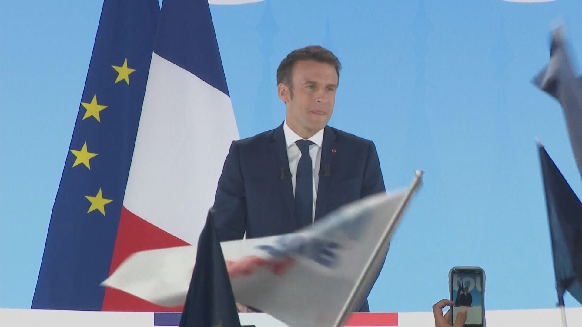 法國總統選舉　馬克龍及瑪麗勒龐將再度對決