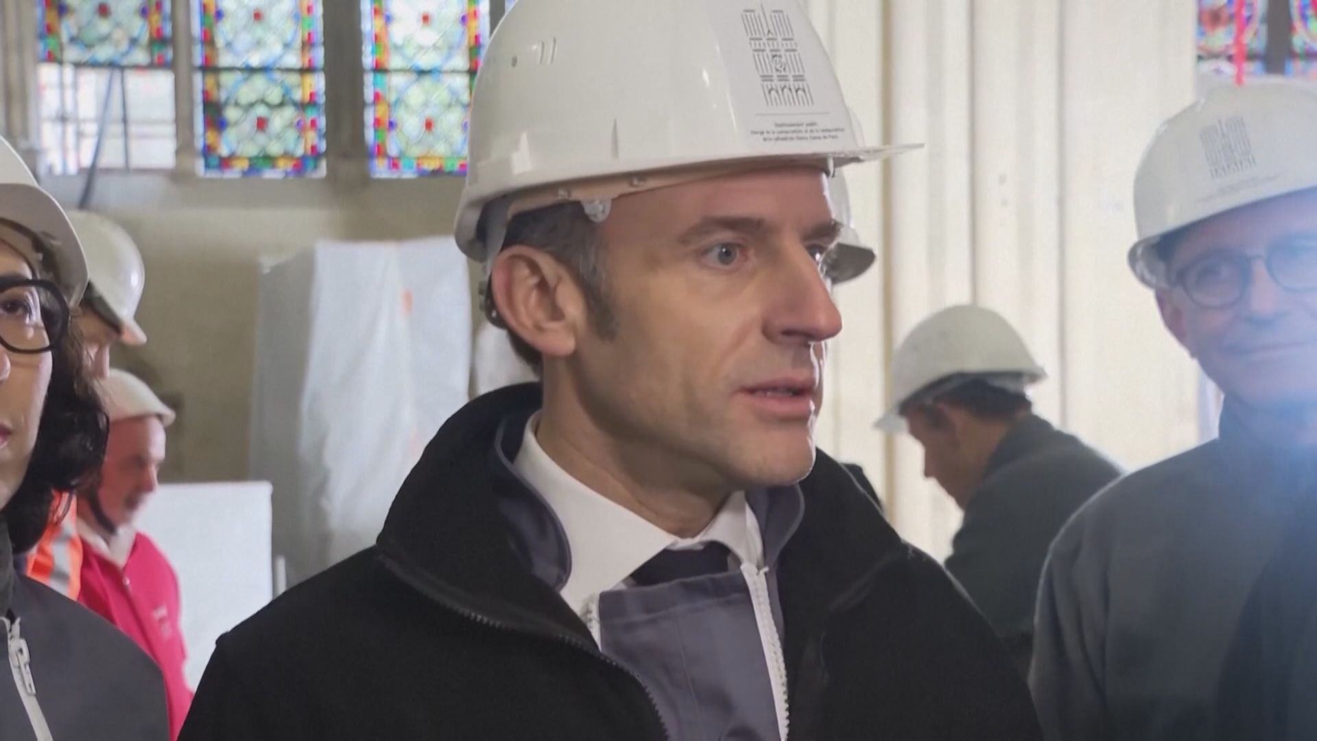 馬克龍指巴黎聖母院將如期明年底重新開放