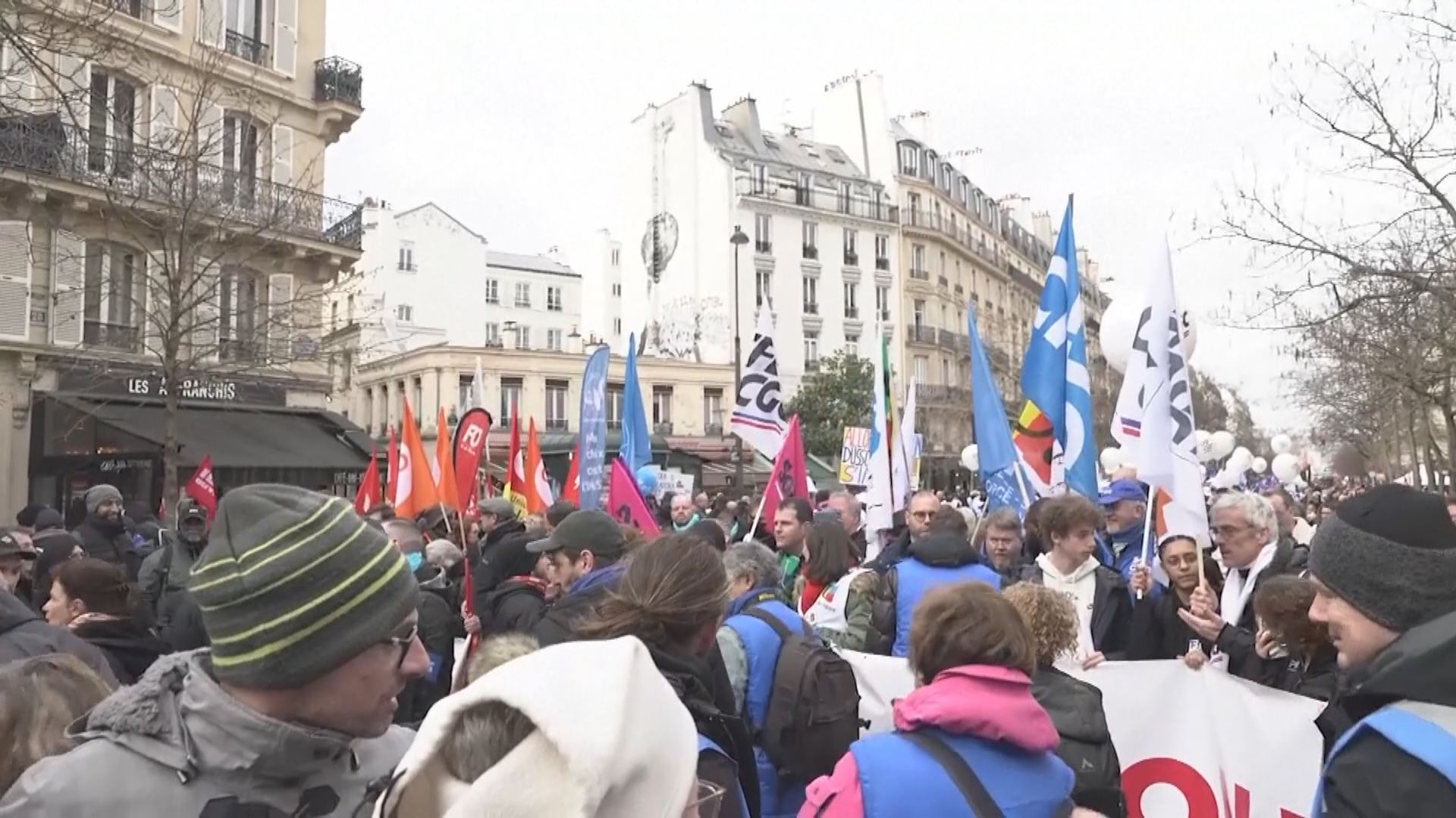法國再爆反退休改革示威