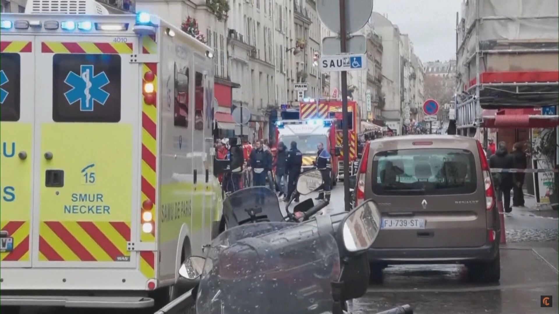 法國巴黎槍擊案三死三傷　警方拘捕一名69歲男子