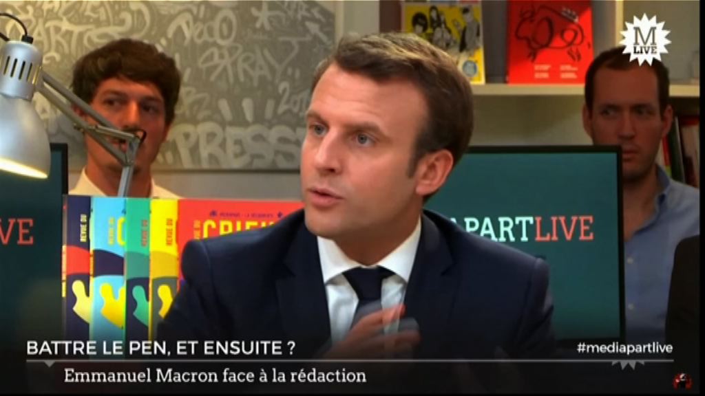 法國大選　馬克龍諷刺對手為票源改政綱