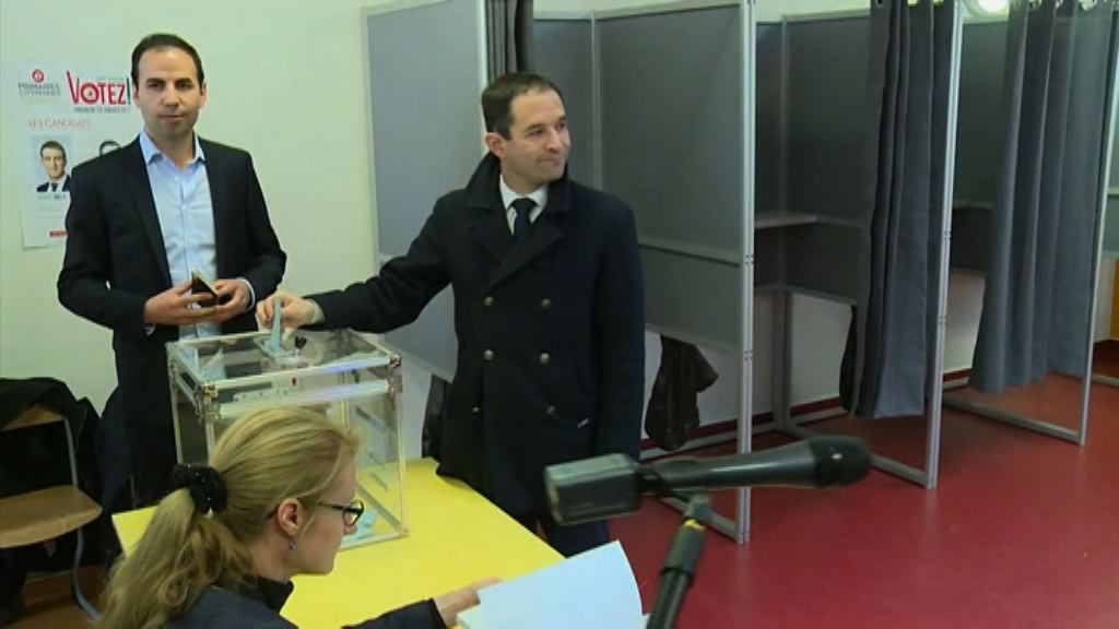 法國社會黨舉行總統初選次輪投票