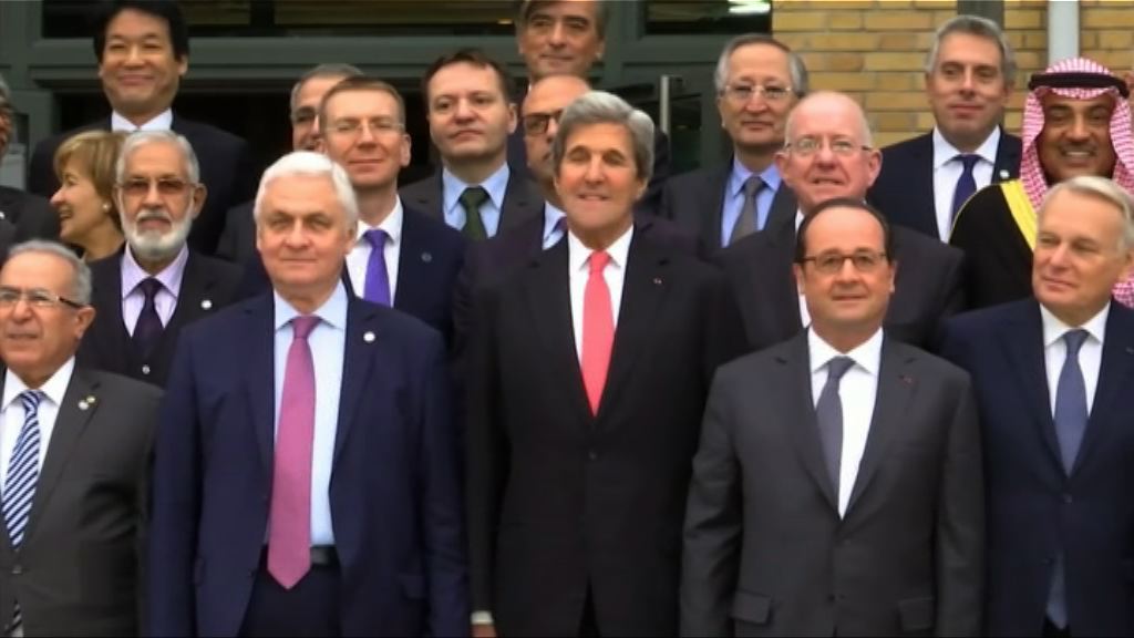 巴黎中東和平問題會議籲支持兩國方案