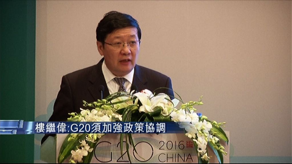 【G20會議】樓繼偉：財赤將進一步擴