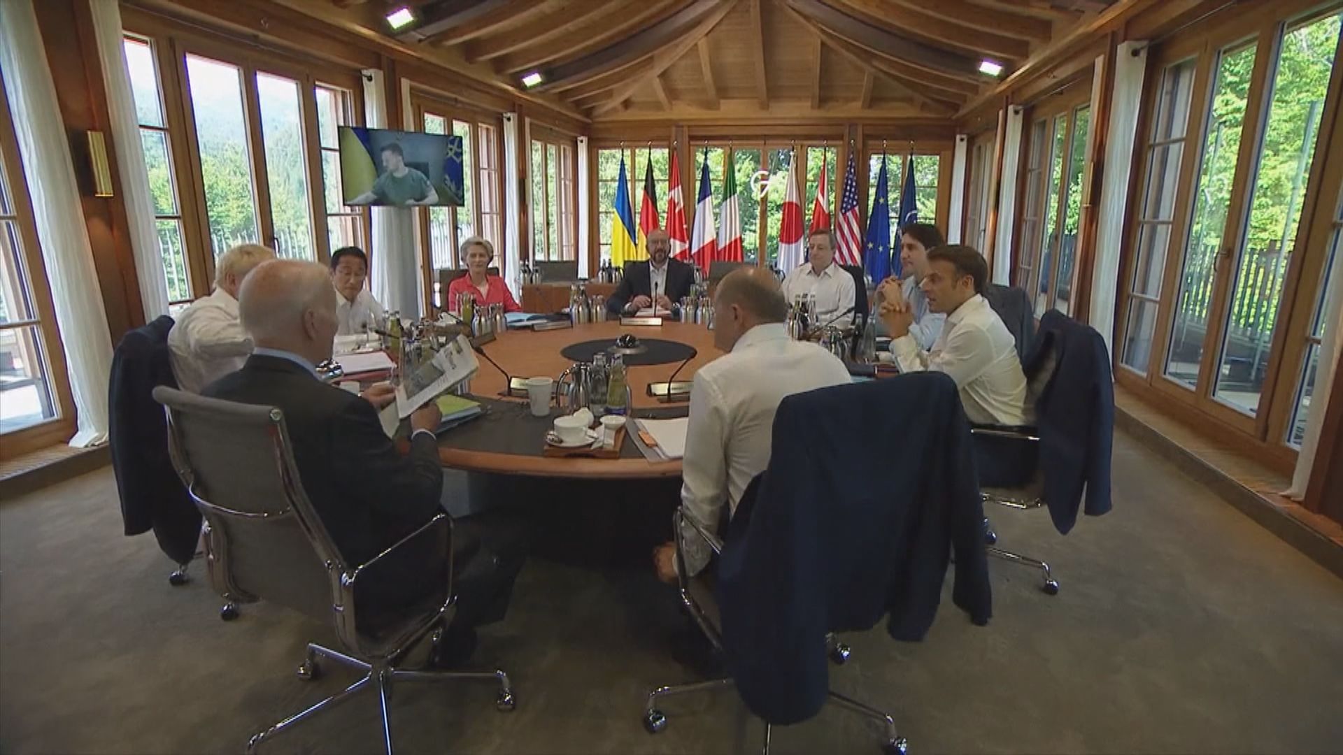 G7領袖承諾繼續向烏克蘭提供財政、軍事等援助