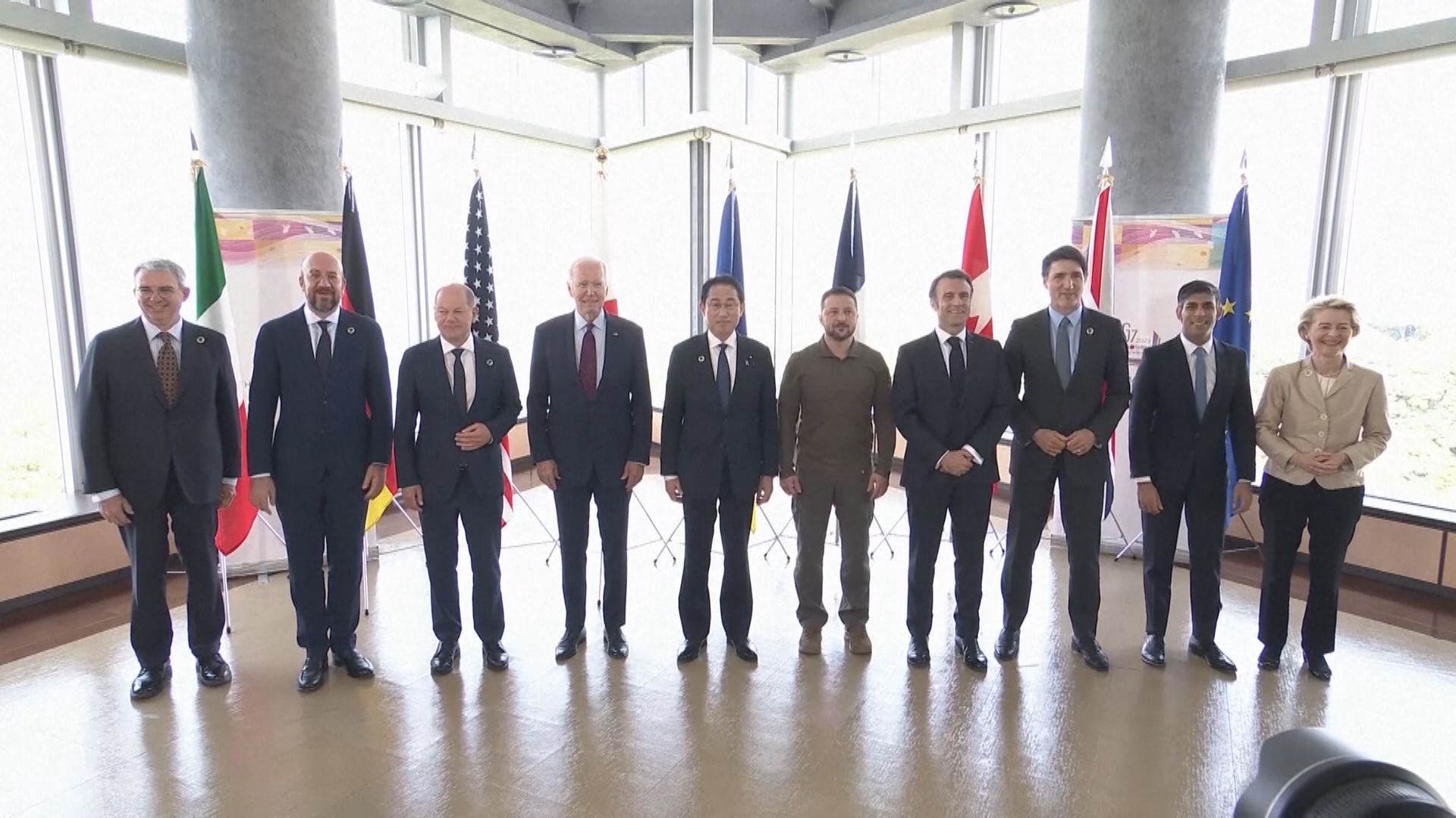 澤連斯基續於廣島會晤G7峰會領袖