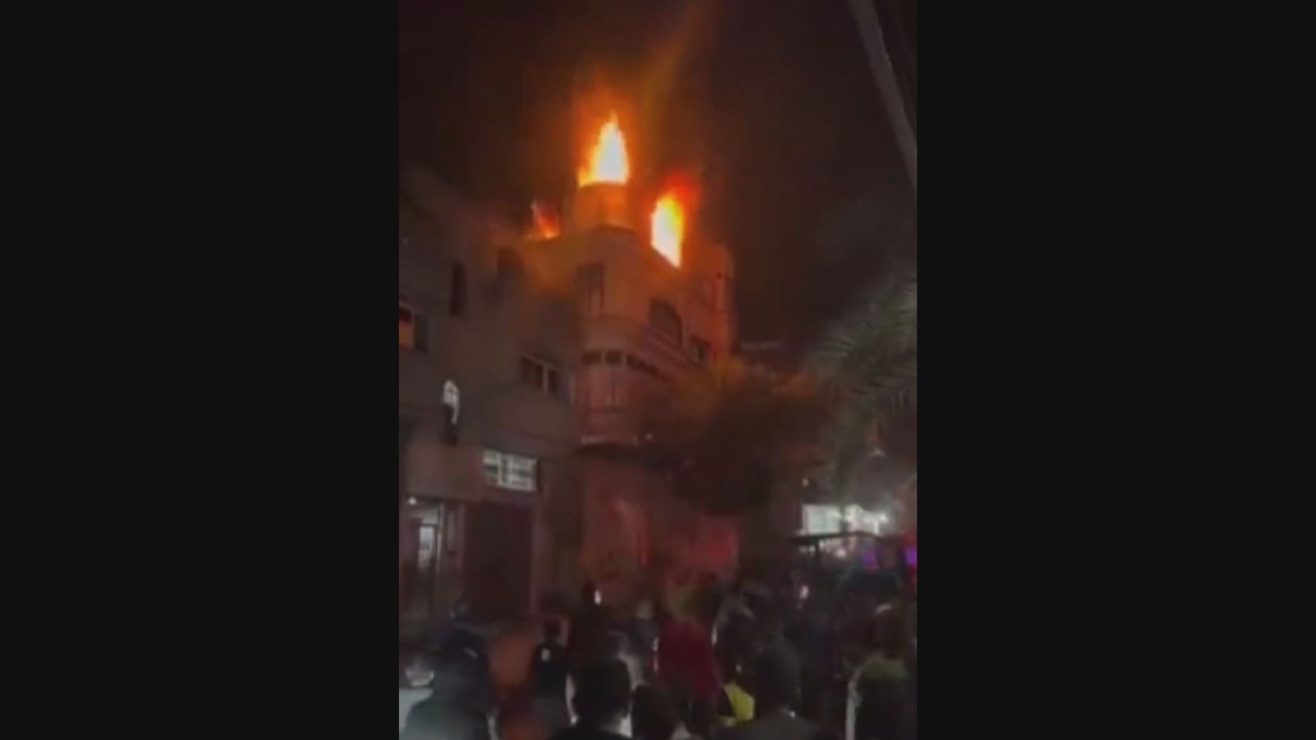 加沙地帶建築物大火　至少21人死亡