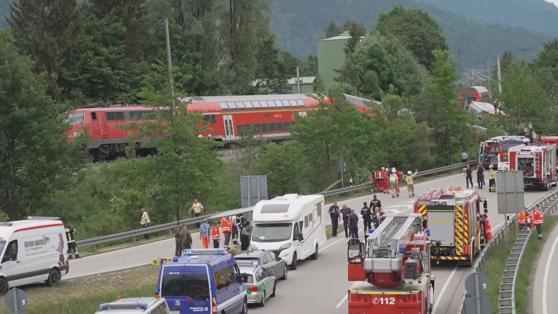 德國南部火車出軌　造成四死十多傷