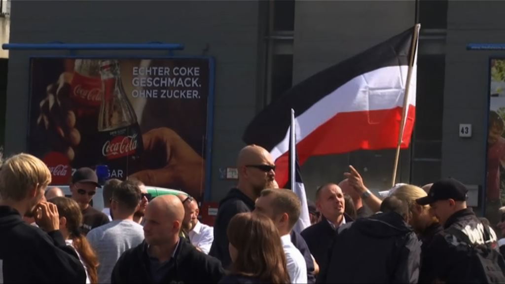 德國極右分子遊行悼念納粹領袖