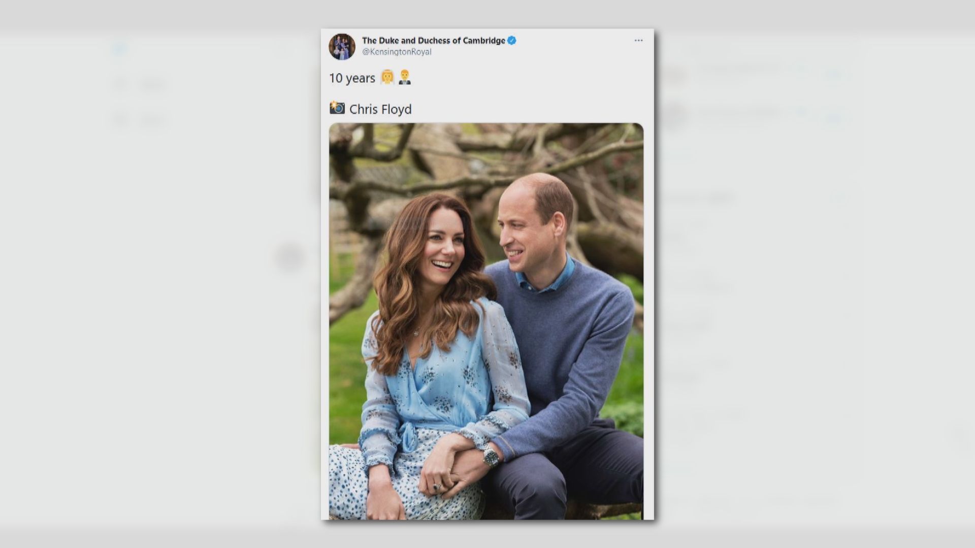 【環球薈報】英王室發放照片慶祝威廉與凱蒂結婚十周年