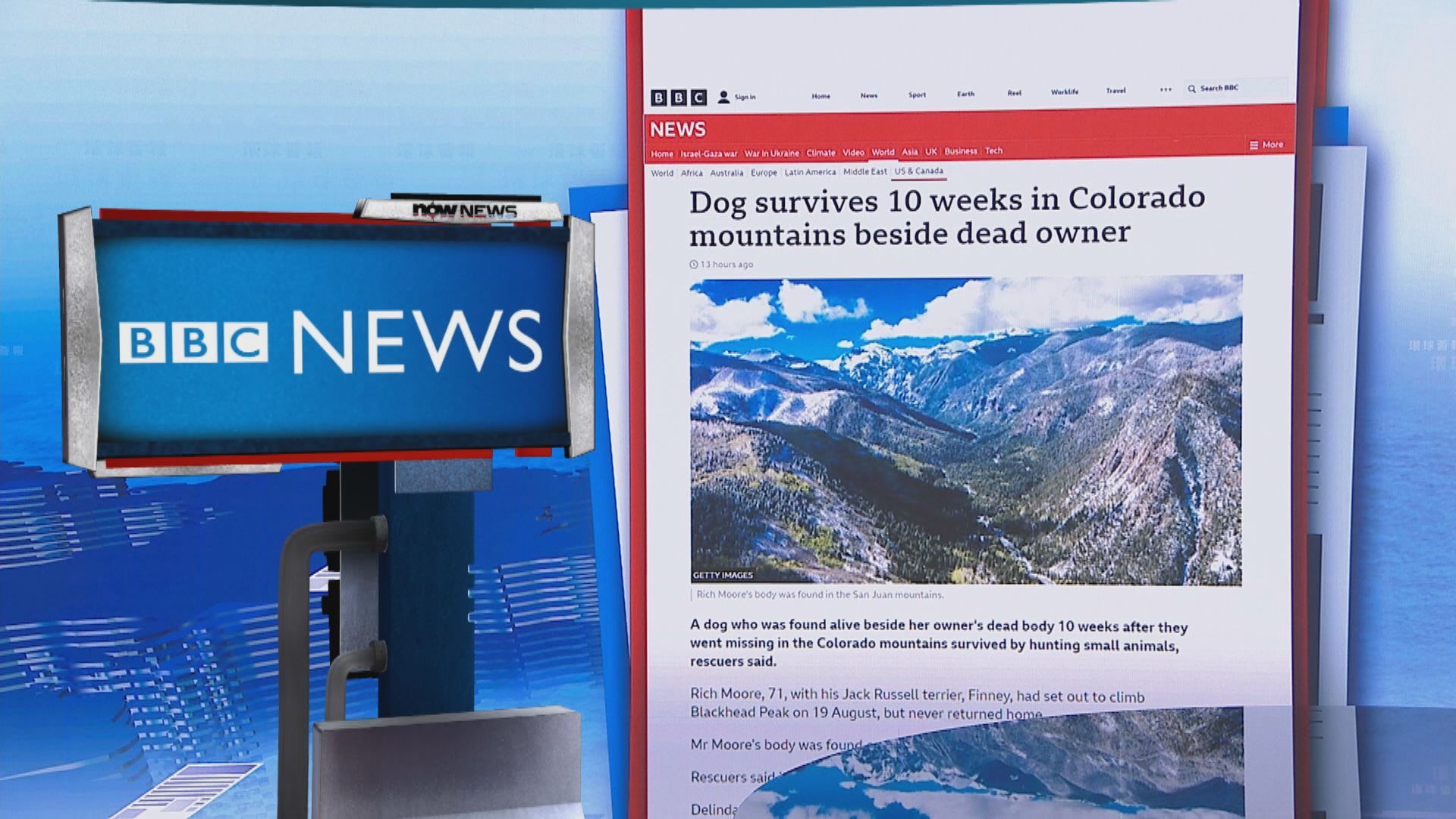 【環球薈報】美國男子登山時喪生 寵物犬伴屍十周後被發現