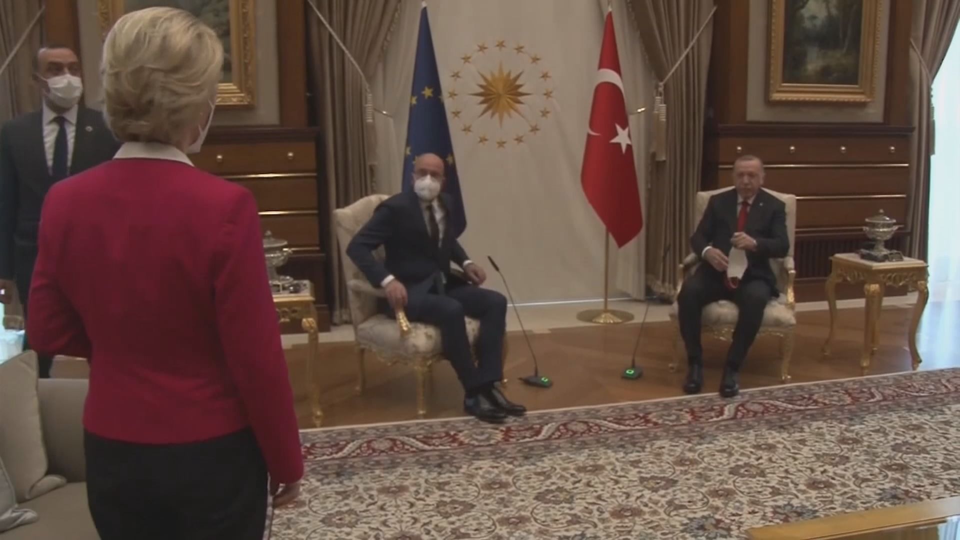 【環球薈報】馮德萊恩會見土耳其總統不獲安排相鄰而坐