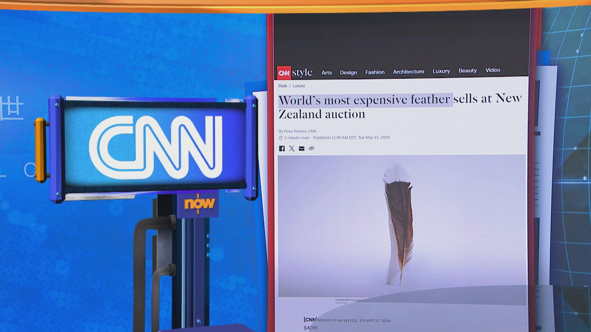 【世味天下】新西蘭以逾22萬港元成交價賣出史上最貴羽毛