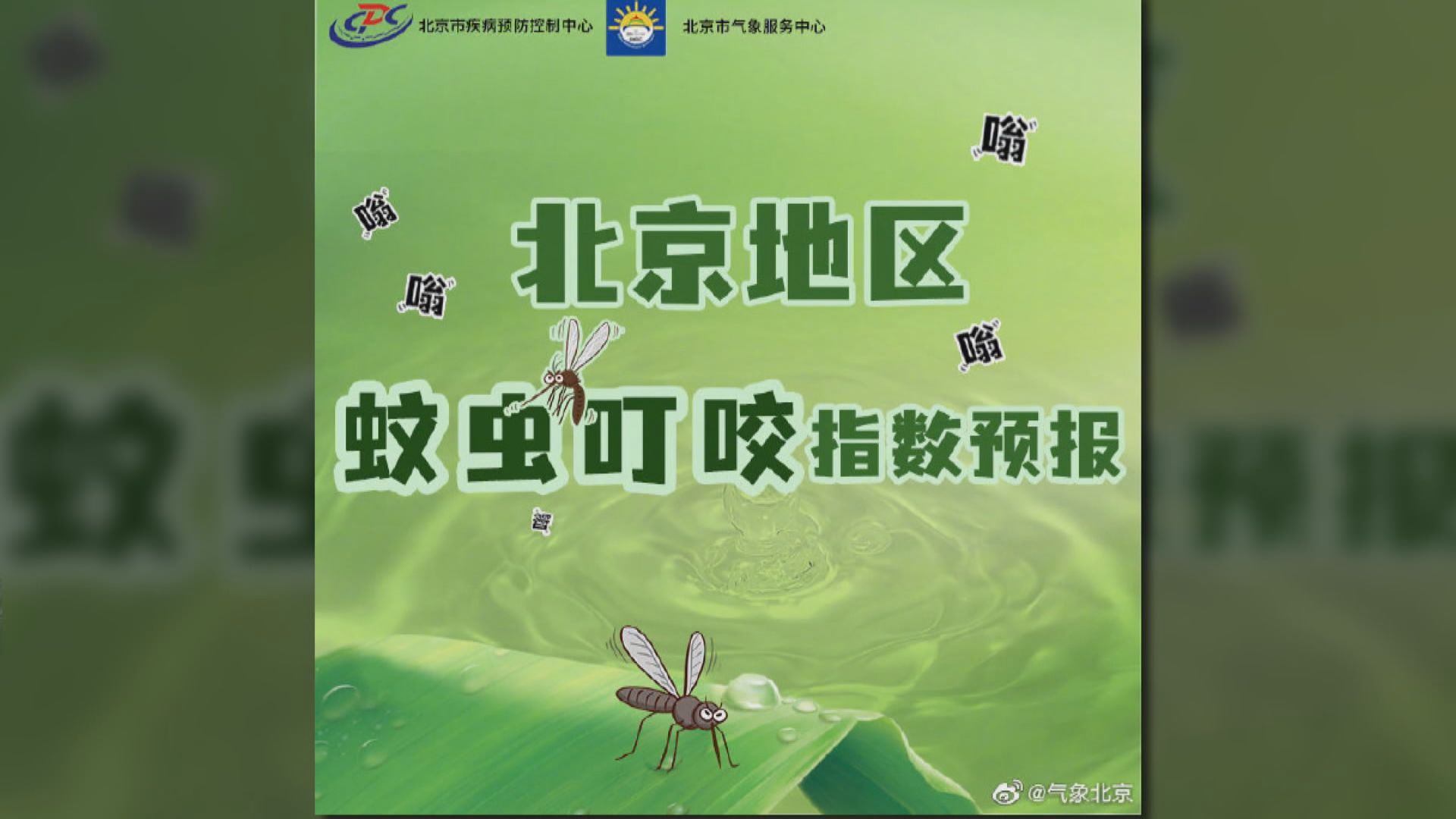 【環球薈報】北京啟用「蚊蟲叮咬指數」預報系統