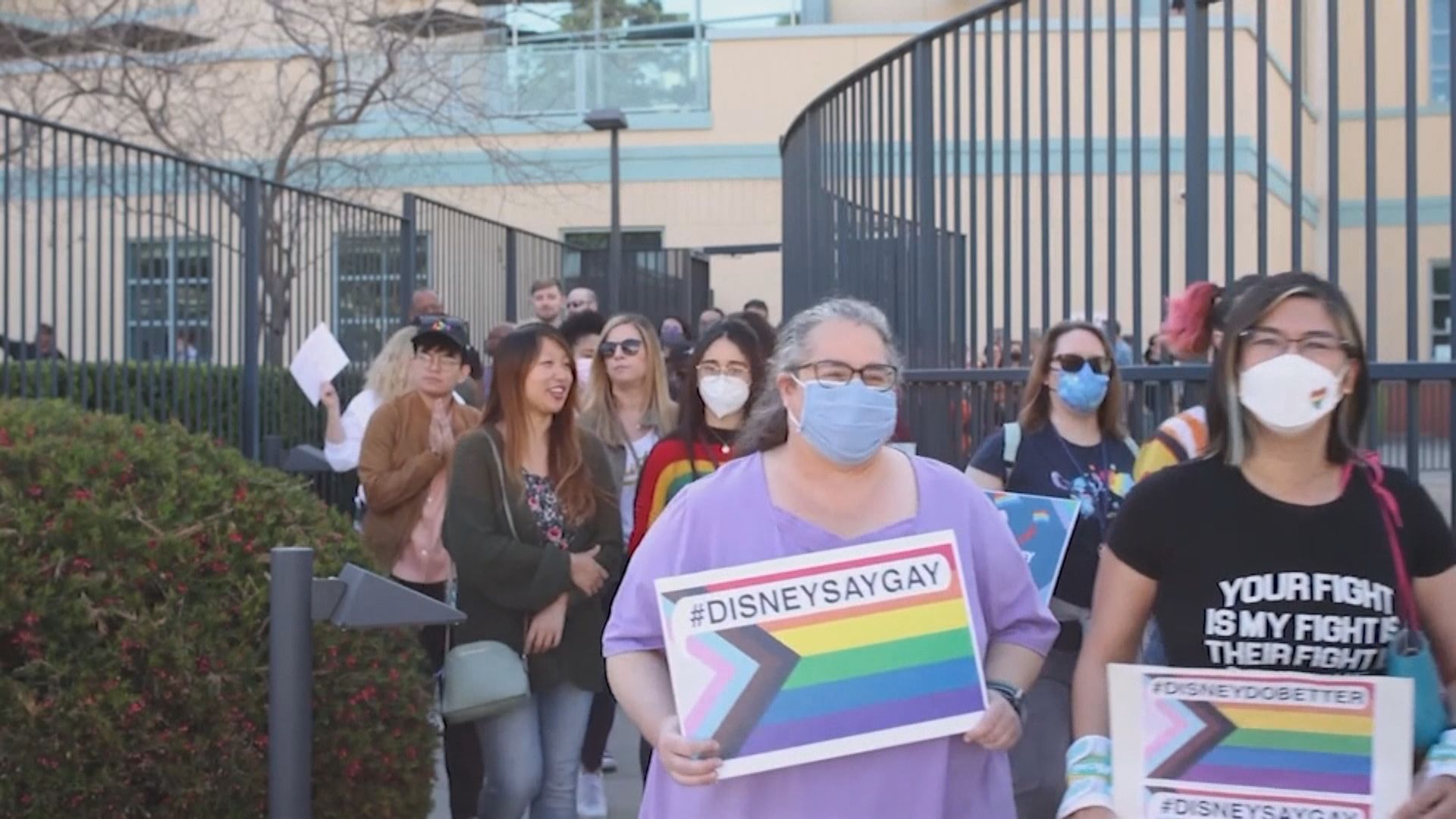 【環球薈報】迪士尼員工抗議高層未公開反對佛州打壓性別平權法案