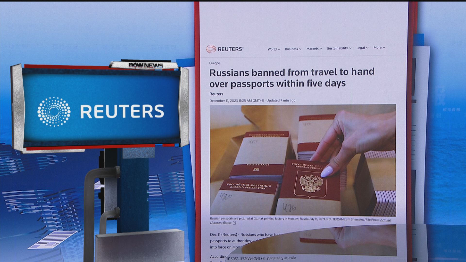【環球薈報】俄羅斯實施新法令 被限制出國民眾需交出護照