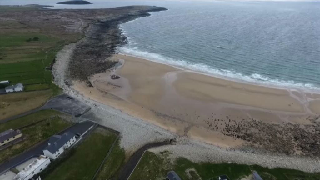 【環球薈報】愛爾蘭沙灘消失33年後重現