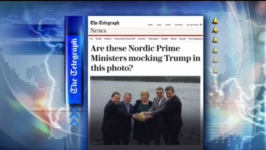 【環球薈報】北歐五國領袖拍照暗諷特朗普