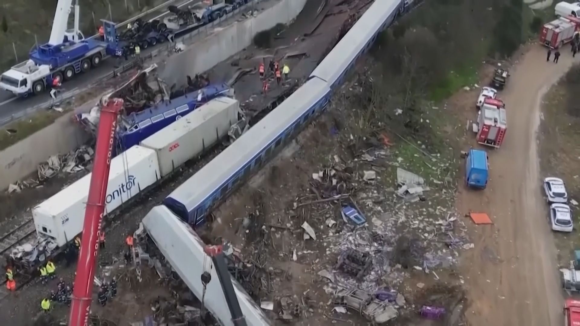 希臘列車相撞事故　當局再起訴多三名鐵路公司人員