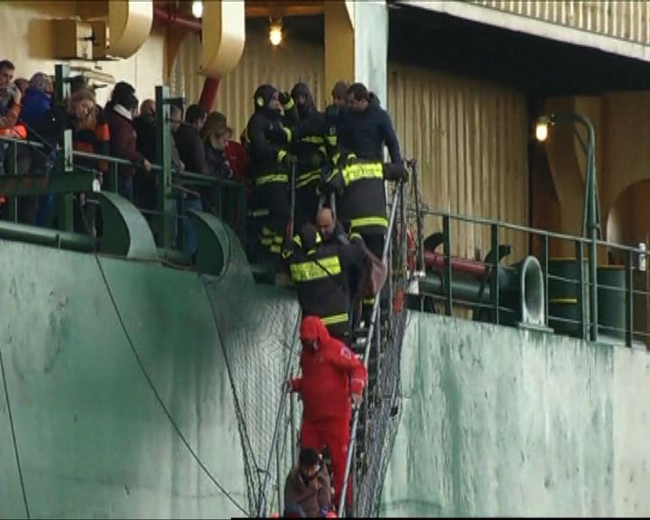 
意大利渡輪救援工作結束十死