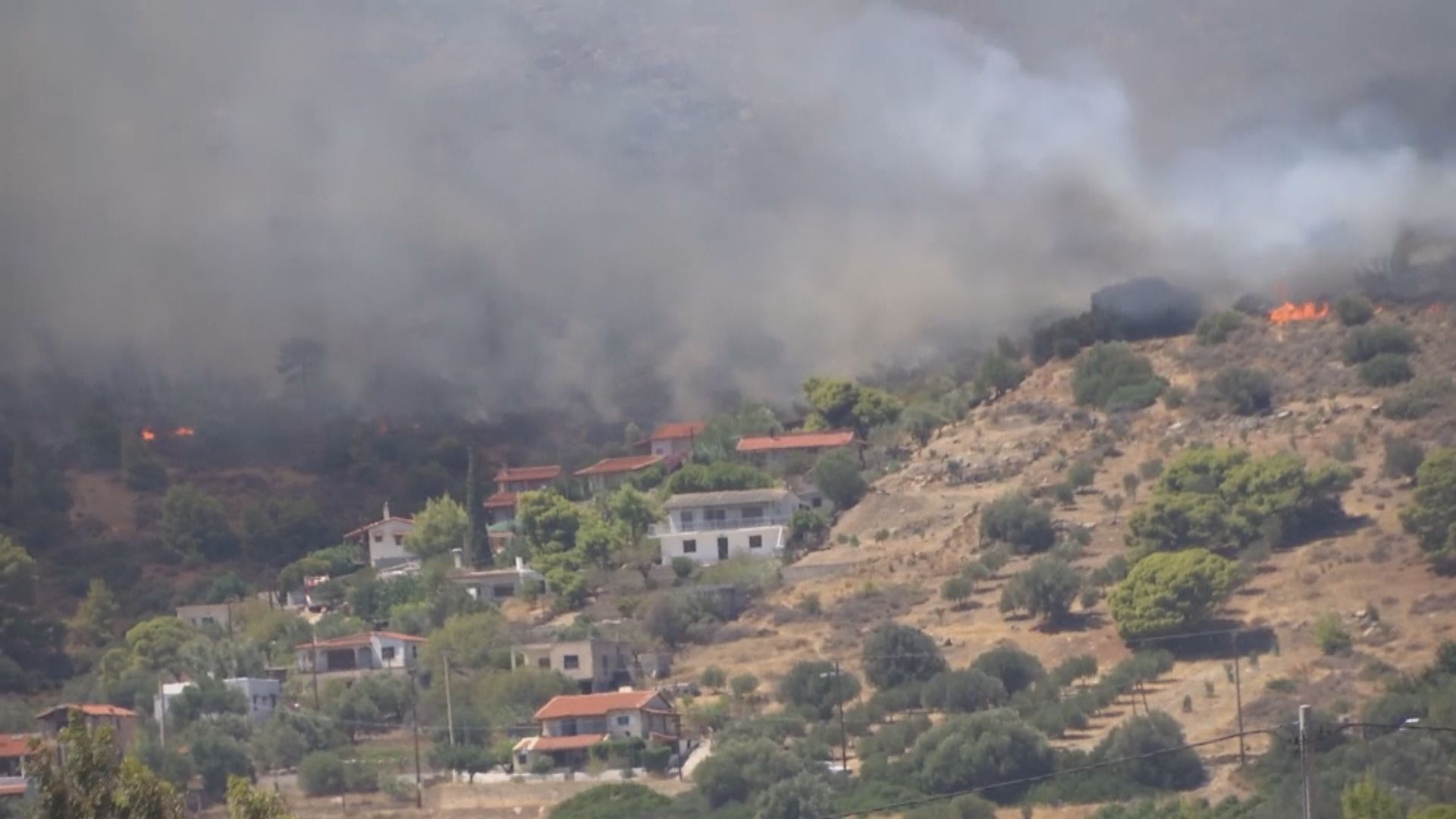 希臘山火持續兩周仍未救熄