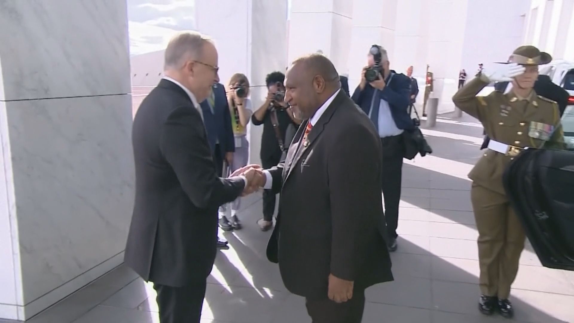 巴布亞新幾內亞總理訪問澳洲 強調巴新自立自強有助澳洲維持安定