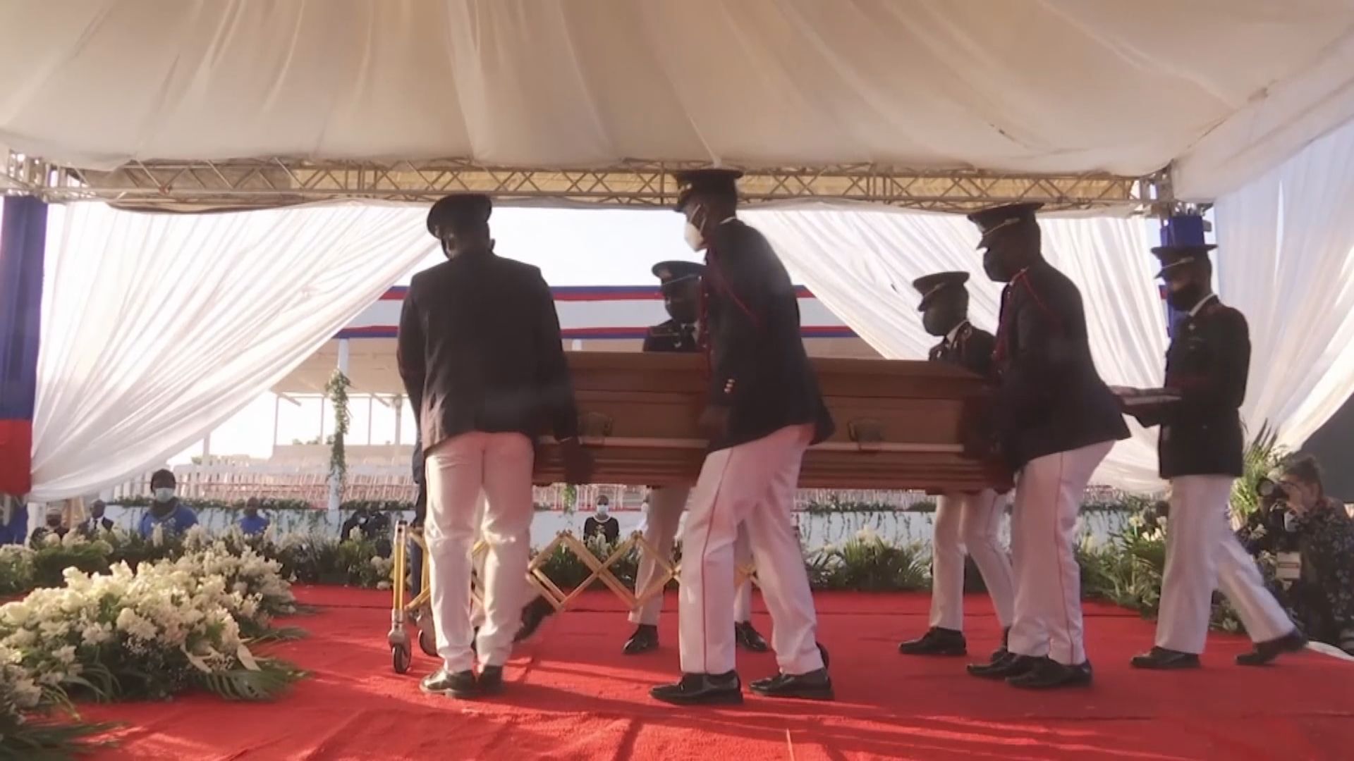 已故海地總統莫伊茲舉殯