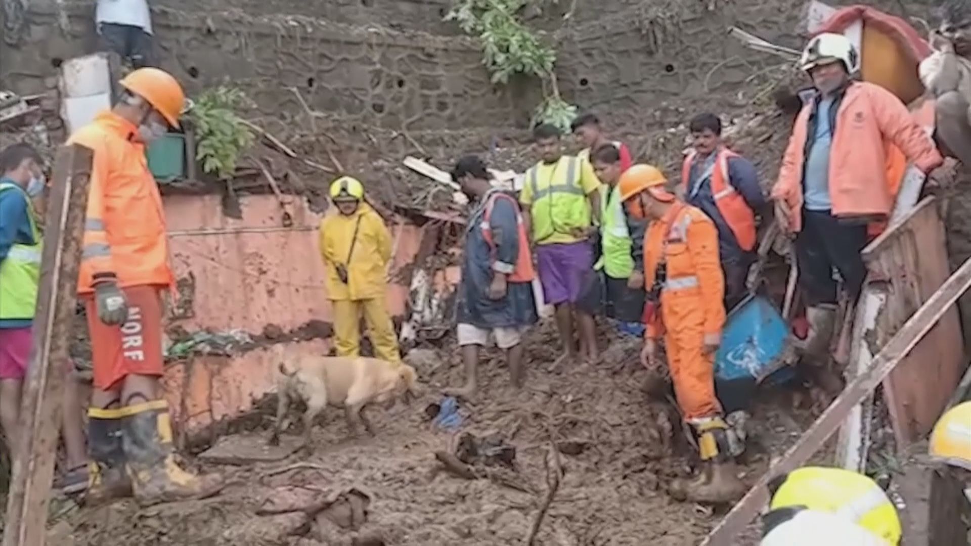 孟買暴雨觸發山泥傾瀉至少30人死亡