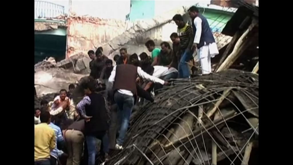 印度興建中六層建築物倒塌釀5死