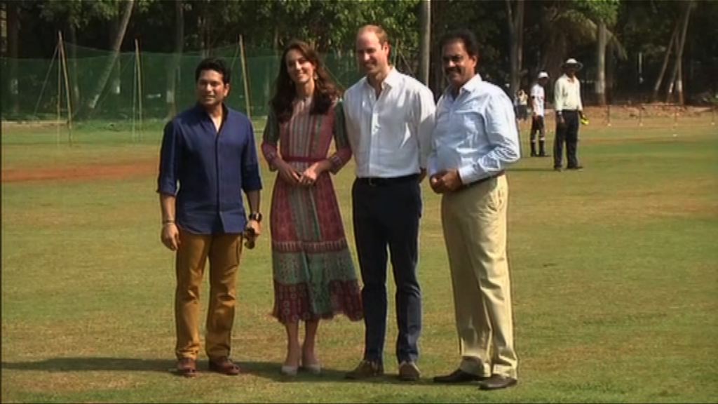 英國劍橋公爵夫婦到訪印度