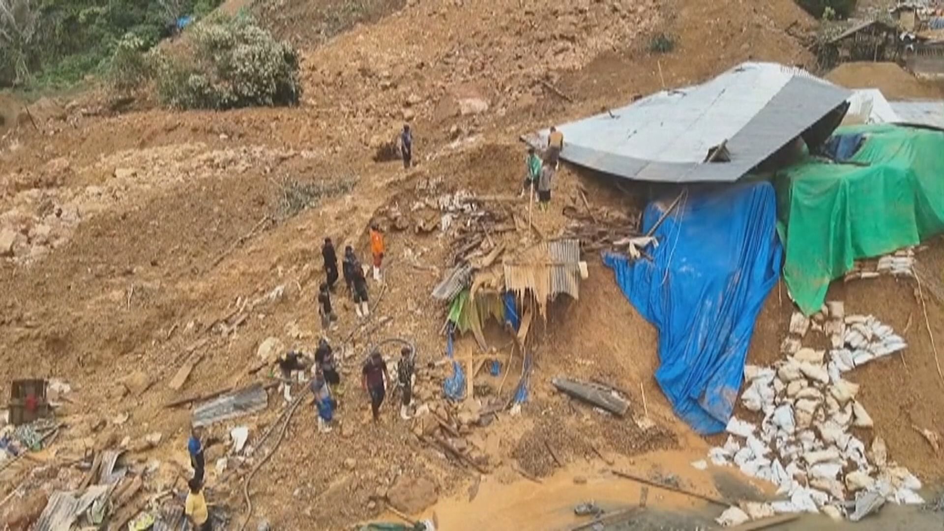 印尼蘇拉威西山泥傾瀉掩埋金礦 增至23人亡