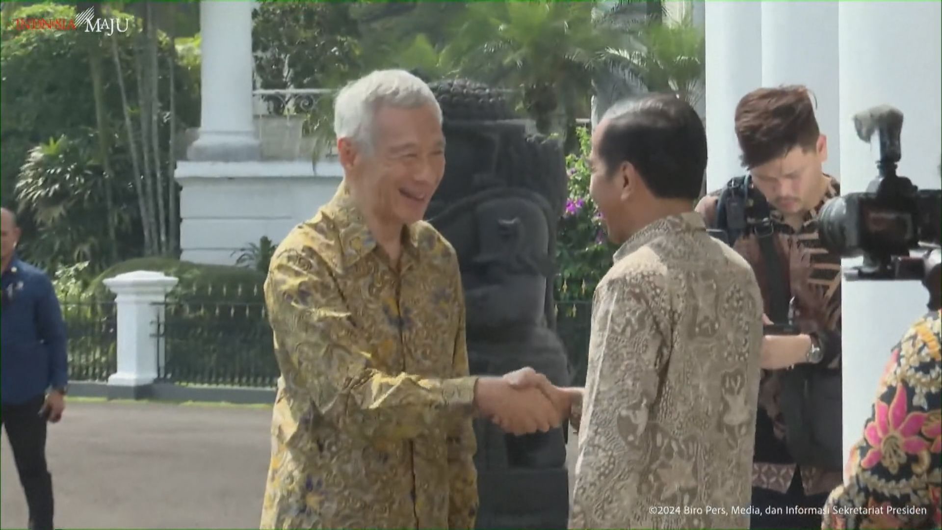 新加坡印尼兩國現任候任領導人會面