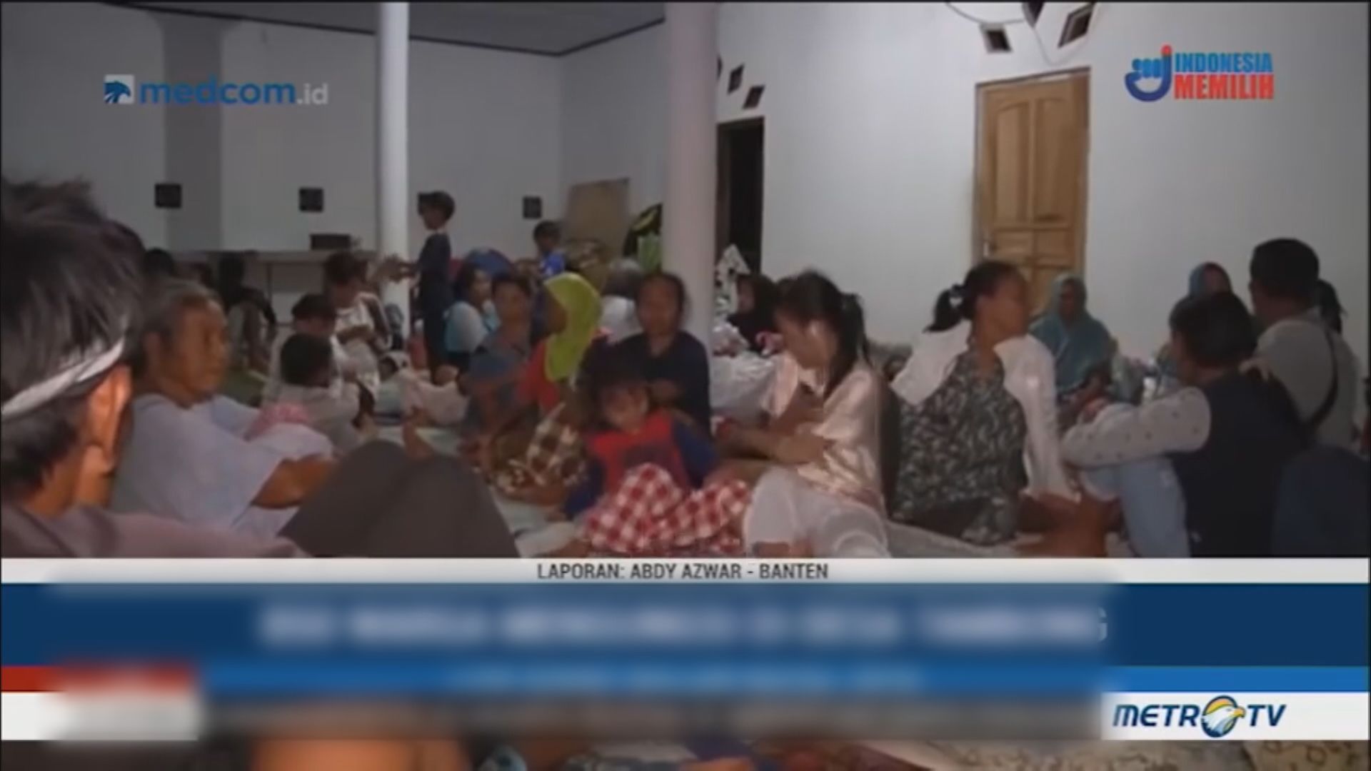 印尼海嘯　臨時避難中心正面臨缺水缺糧危機