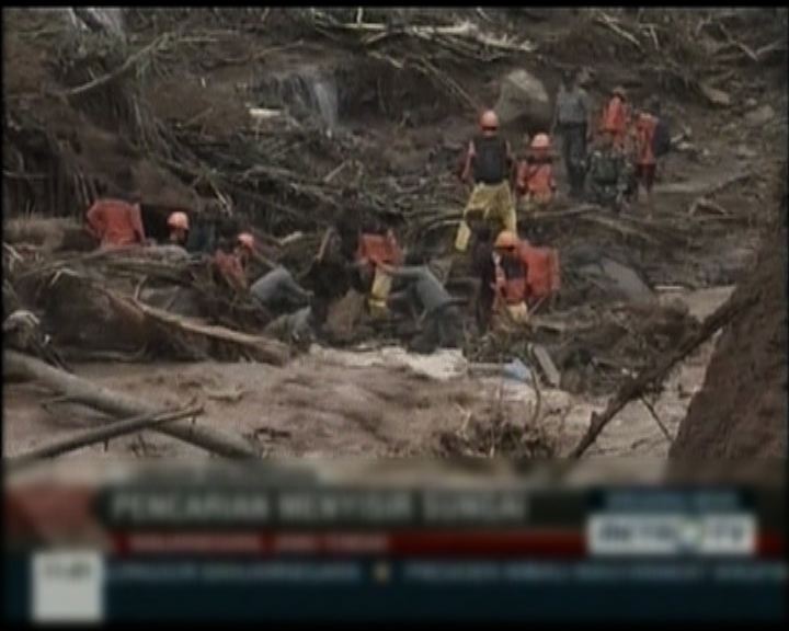 
印尼山泥傾瀉增至24死