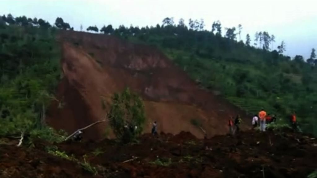 印尼東爪哇山泥傾瀉逾二十人失蹤