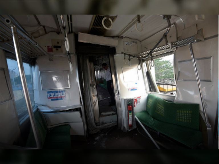 印尼雅加達列車相撞數十傷