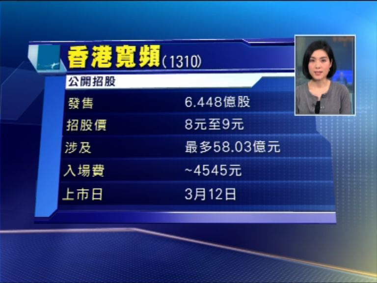 
【下月首掛】香港寬頻入場費約$4545