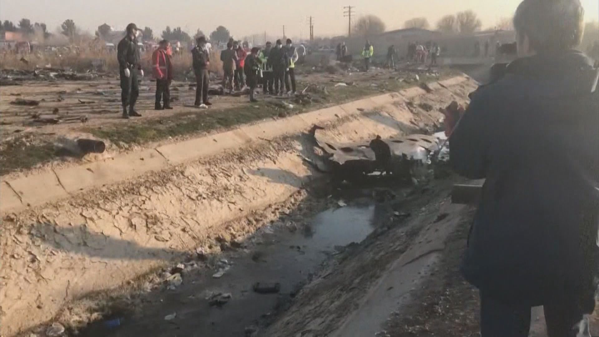 烏克蘭客機於伊朗墜毀　機上約170人全部罹難