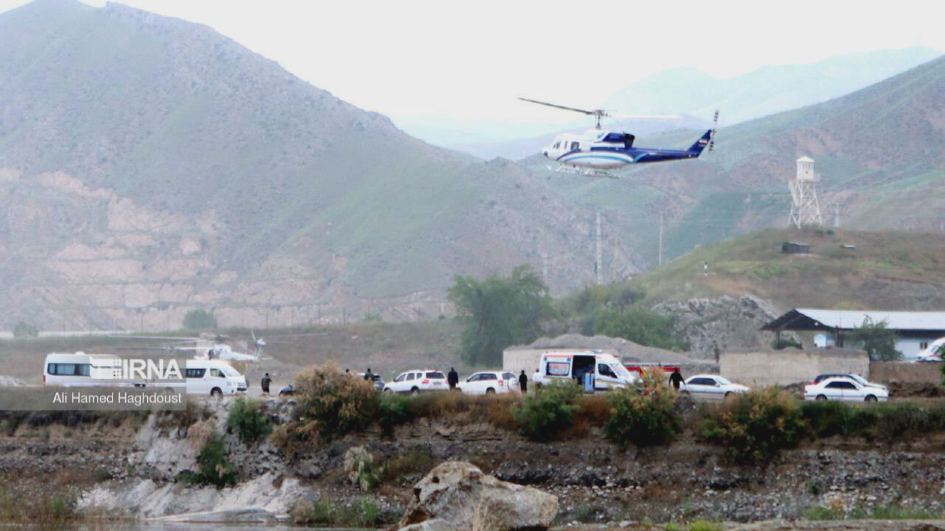伊朗總統所乘Bell212直升機 機型由美國生產