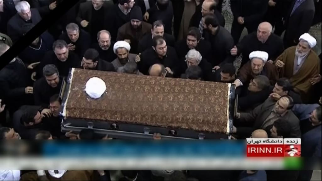 伊朗前總統拉夫桑賈尼舉殯