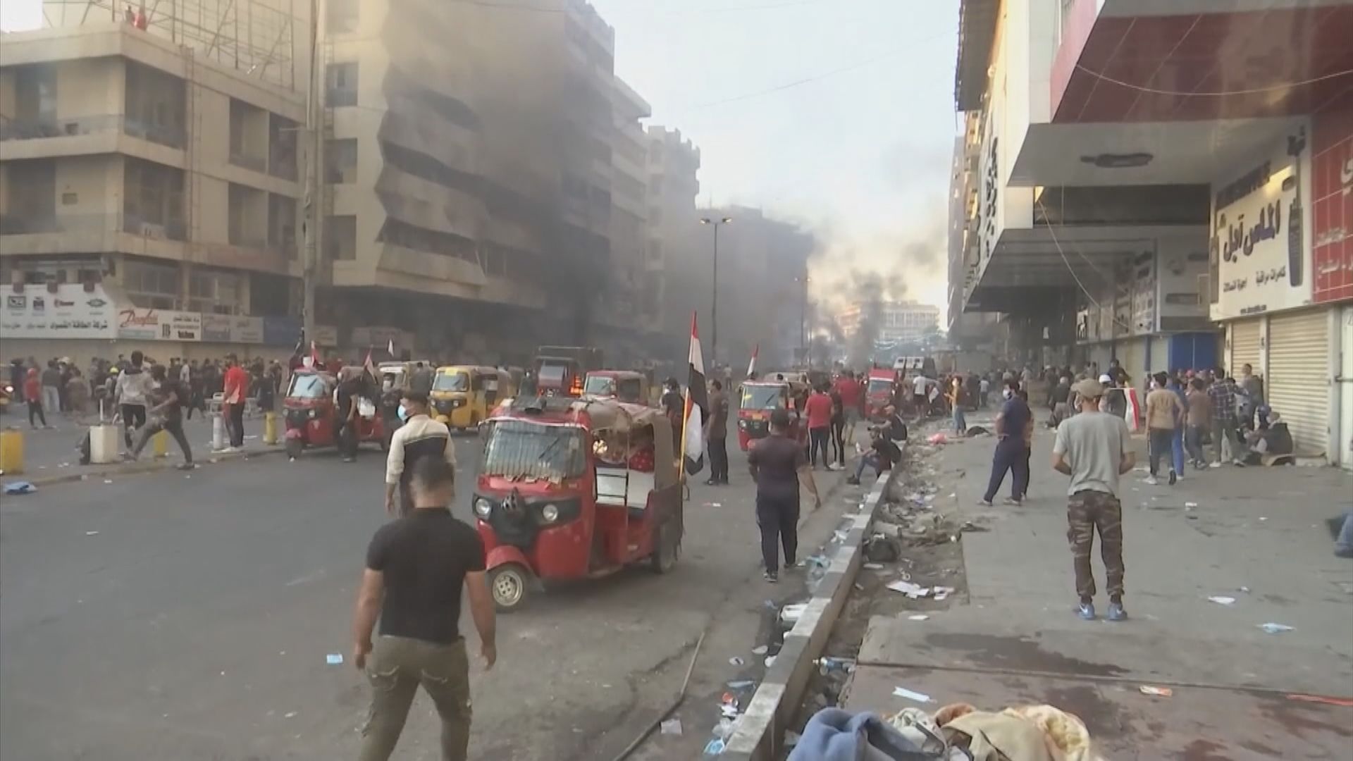 伊拉克示威警方實彈驅散六人死